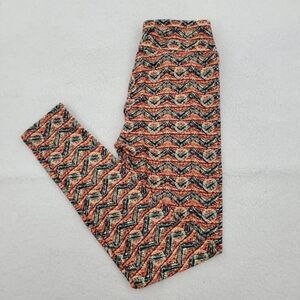 Lularoe Leggings OS One‎ Size Pants Yoga Chevron Or